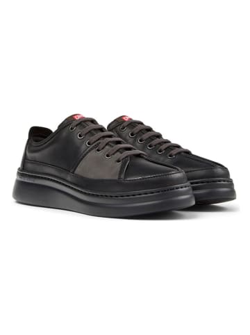 Camper Leder-Sneakers in Schwarz/ Braun
