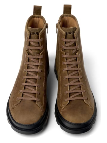 Camper Leren boots bruin