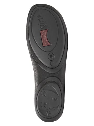 Camper Leder-Schnürschuhe in Schwarz