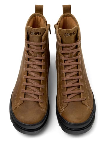 Camper Leder-Boots in Hellbraun