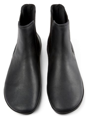 Camper Leder-Chelsea-Boots in Schwarz