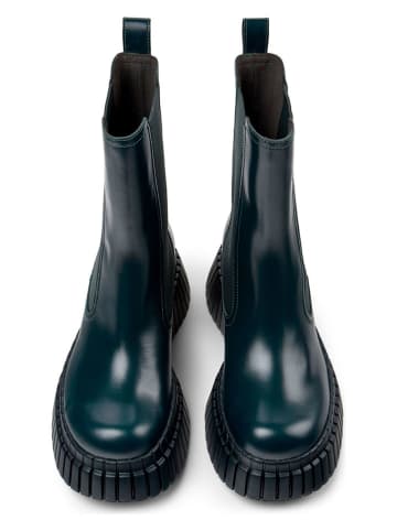 Camper Leren chelseaboots groen