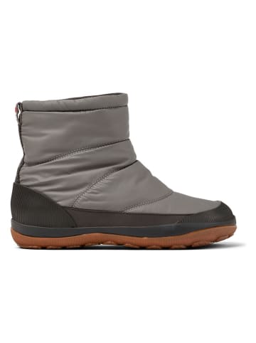 Camper Leren winterboots grijs/zwart