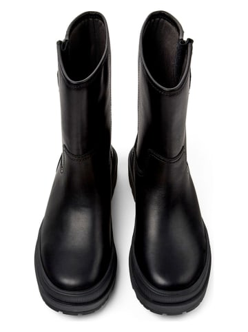 Camper Leren boots zwart