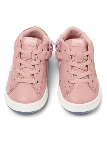 Camper Leder-Sneakers in Rosa/ Weiß