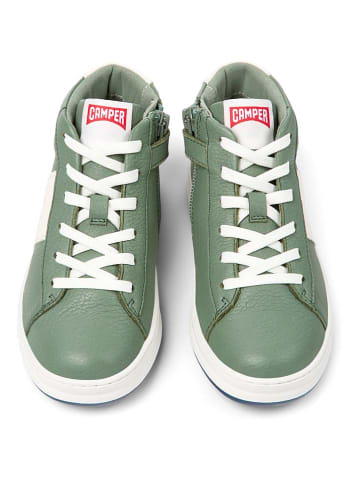 Camper Leder-Sneakers in Khaki