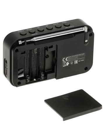 Adler Radio cyfrowe w kolorze biało-czarnym