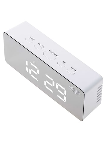 Adler Digitale wekker wit