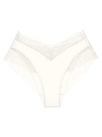 Triumph Pełne figi high waist "Lift Smart Bandeau" w kolorze białym