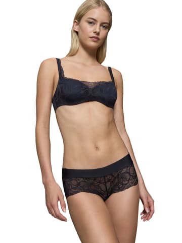 Triumph Biustonosz-balkonetka "Body Make-Up" w kolorze czarno-granatowym