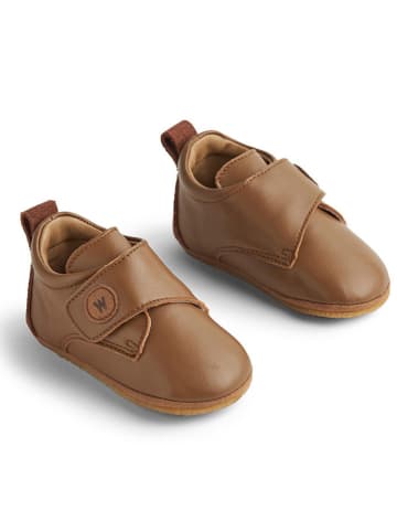 Wheat Leren pantoffels bruin