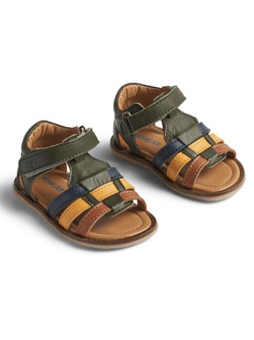 Wheat Leder-Sandalen in Khaki
