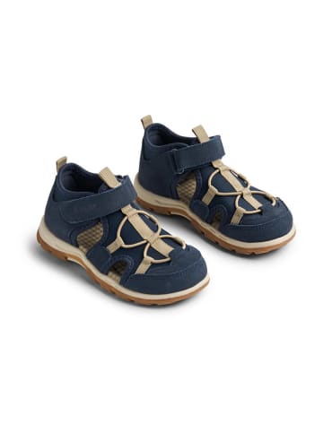 Wheat Leren enkelsandalen "Mingi" donkerblauw