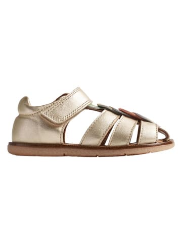 Wheat Leren enkelsandalen "Hana" goudkleurig
