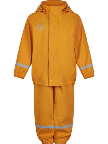 Color Kids 2-częściowy zestaw przeciwdeszczowy w kolorze żółtym