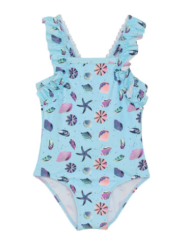 Color Kids Badeanzug in Hellblau/ Bunt