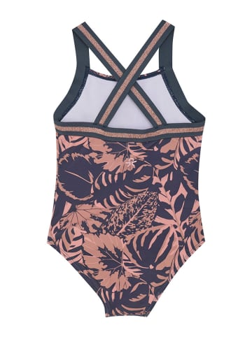 Color Kids Badpak donkerblauw/lichtroze