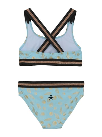 Color Kids Bikini w kolorze błękitno-czarnym