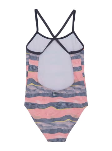 Color Kids Badeanzug in Pink/ Dunkelblau
