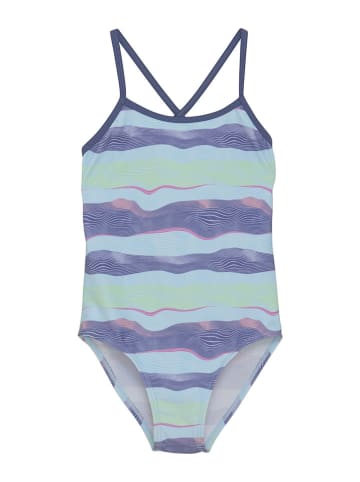 Color Kids Badeanzug in Lila/ Grün