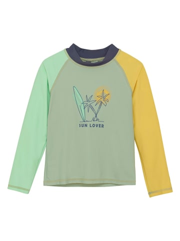 Color Kids Koszulka kąpielowa w kolorze żółto-zielonym