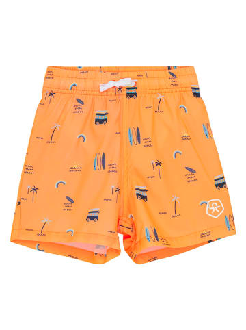 Color Kids Szorty kąpielowe w kolorze pomarańczowym
