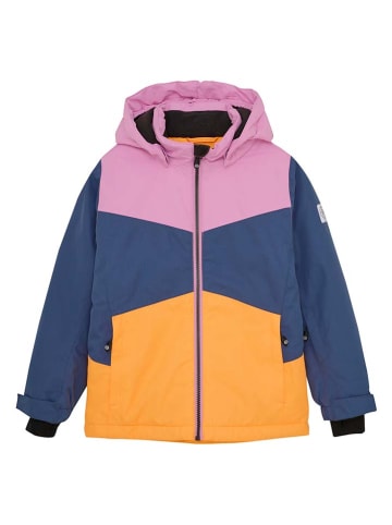 Color Kids Ski-/ Snowboardjacke in Rosa/ Blau/ Orange