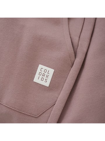 Color Kids Spodnie dresowe w kolorze jasnoróżowym