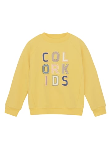 Color Kids Sweatshirt geel