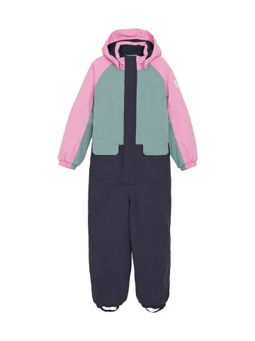 Color Kids Sneeuwpak donkerblauw/turquoise/lichtroze