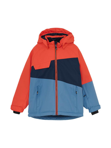 Color Kids Ski-/snowboardjas rood/donkerblauw/blauw