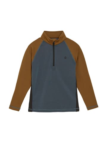 Color Kids Funktionsshirt in Grau/ Hellbraun