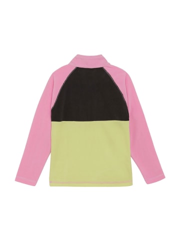 Color Kids Bluza polarowa w kolorze żółto-czarno-fioletowym