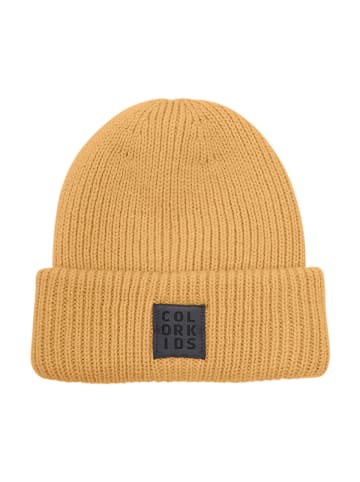 Color Kids Beanie geel