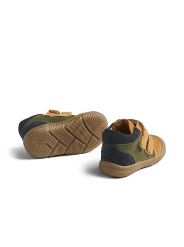 Wheat Leren boots "Ivalo" kaki/donkerblauw/lichtbruin