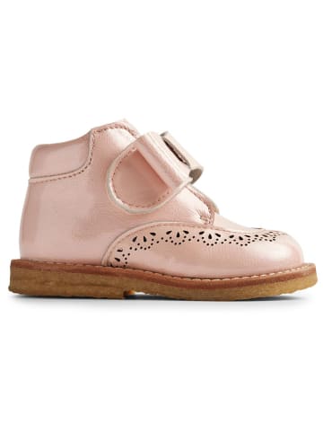 Wheat Skórzane sneakersy w kolorze jasnoróżowym