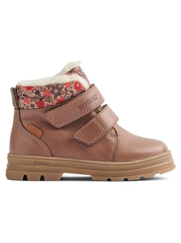 Wheat Leren winterboots lichtbruin