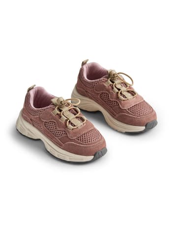 Wheat Leder-Sneakers "Arthur" in Lila