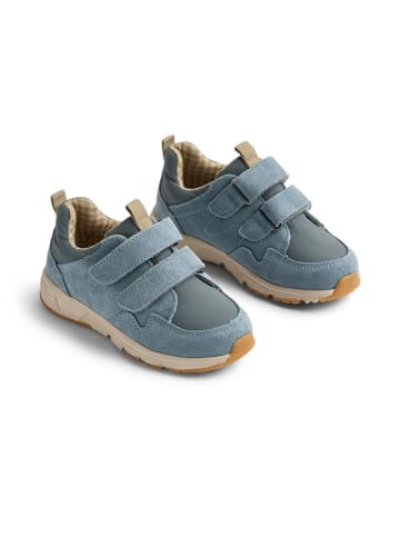 Wheat Skórzane sneakersy "Toney" w kolorze niebieskim