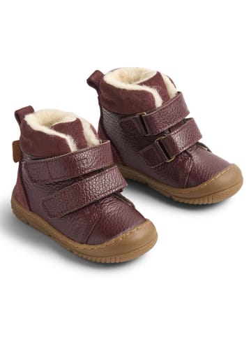 Wheat Leren winterboots bruin