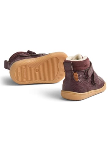 Wheat Leder-Winterboots in Braun