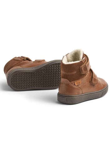 Wheat Leder-Winterboots in Hellbraun