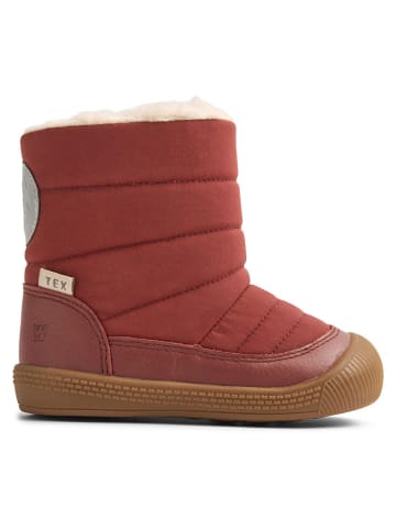 Wheat Winterboots rood