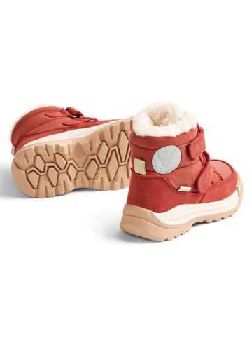 Wheat Winterboots rood