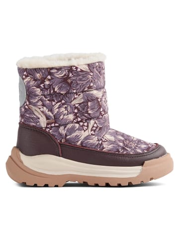 Wheat Winterboots paars