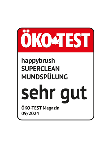 happybrush 2er-Set: Mundspülungen "SuperClean" - 2x 500 ml