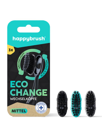 happybrush Szczoteczki (2 szt.) "EcoChange" w różnych kolorach do zębów