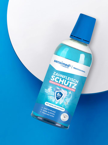 happybrush 2er-Set: Mundspülung "sesimed gum protection"- 2 x 500 ml