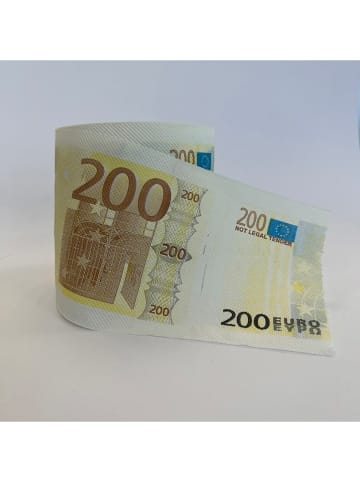 MAD MONKEY Toilettenpapier "200 Euro" in Weiß/ Braun