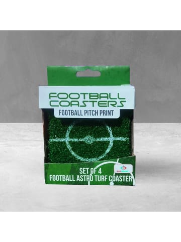 MAD MONKEY 4-delige set onderzetters groen